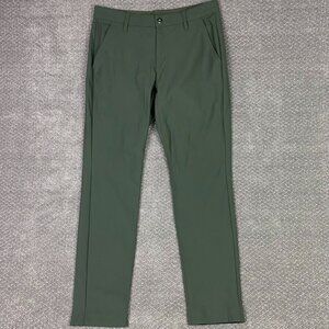 BYLT Everyday Pants Men's Medium Olive Green 33 x 31 Performance Premium Basics